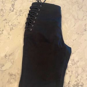 Express Black High-Rise Pants
